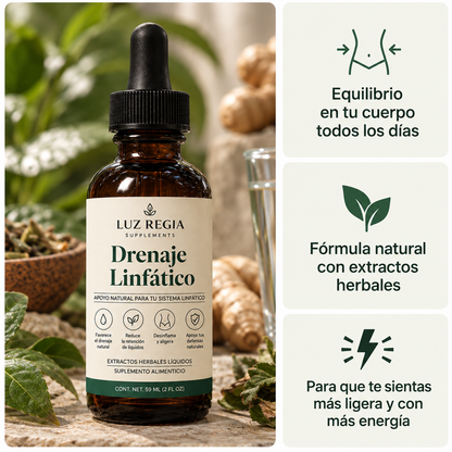 Gotas Orgánicas para Drenaje Linfático
