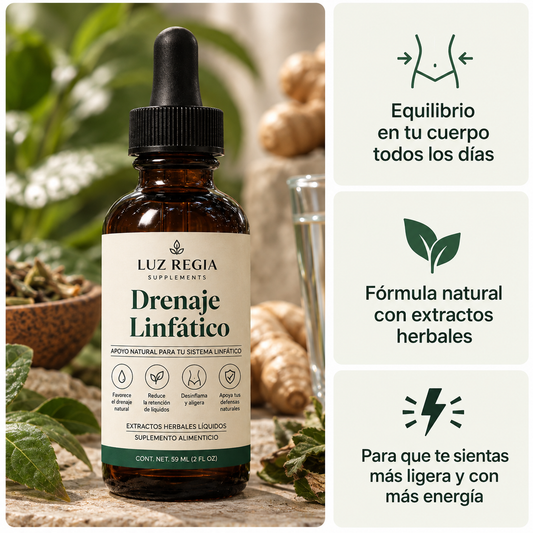 Gotas Orgánicas para Drenaje Linfático
