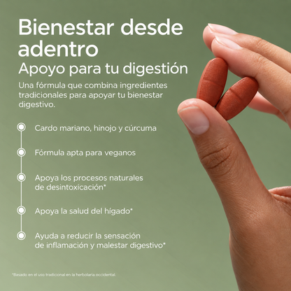 Detox + Desinflama — Agiliza el Sistema Linfático · 60 tabletas (1 mes)