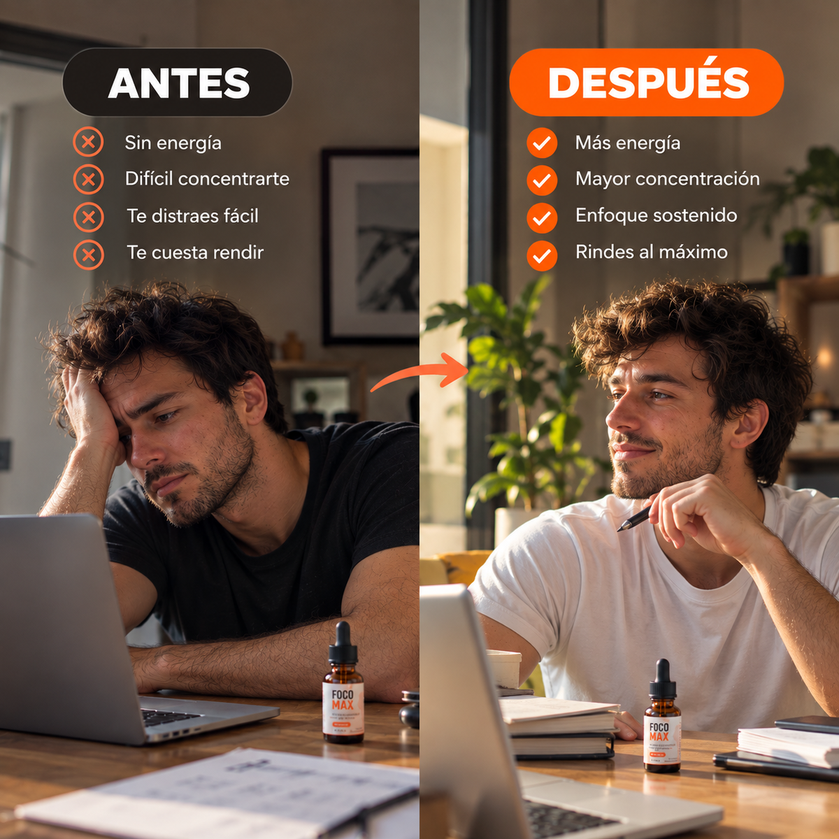 FOCO MAX® | Energía + Atención + Foco en 15´ · 30 ml