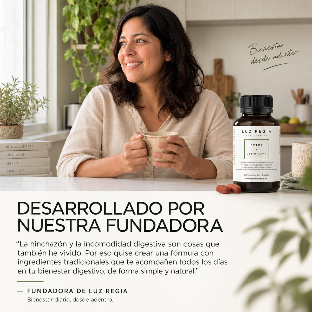 Detox + Desinflama — Agiliza el Sistema Linfático · 60 tabletas (1 mes)