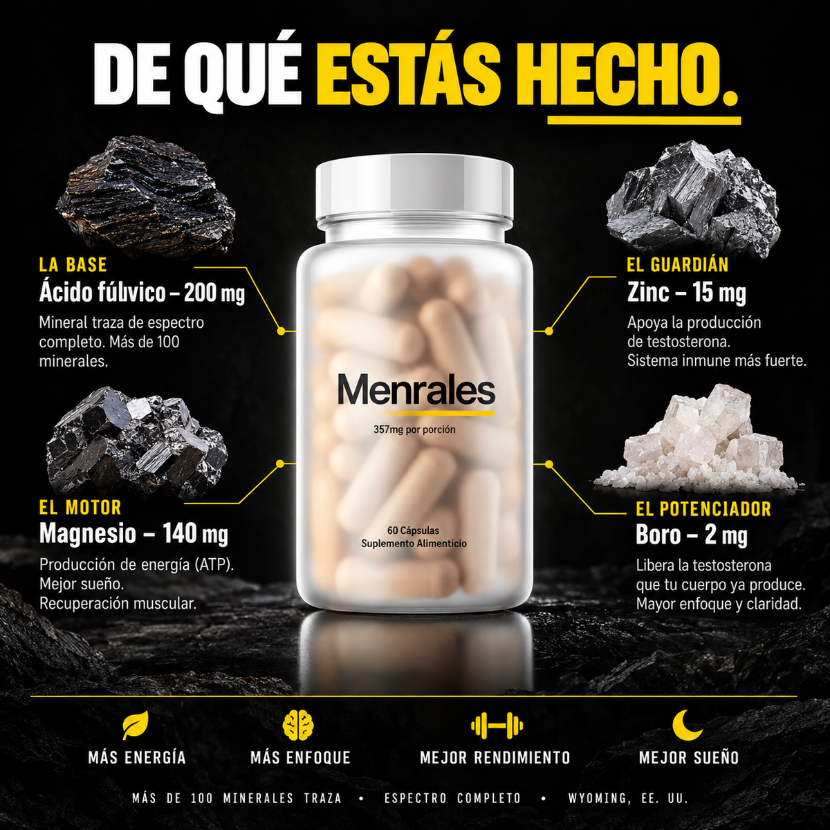 Menrales® — 100 minerales que tu comida ya no tiene