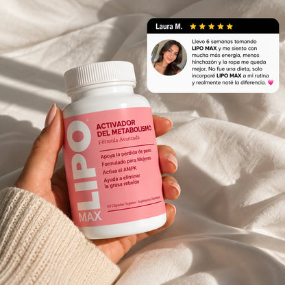Testimonio de Laura M. sobre LIPO MAX