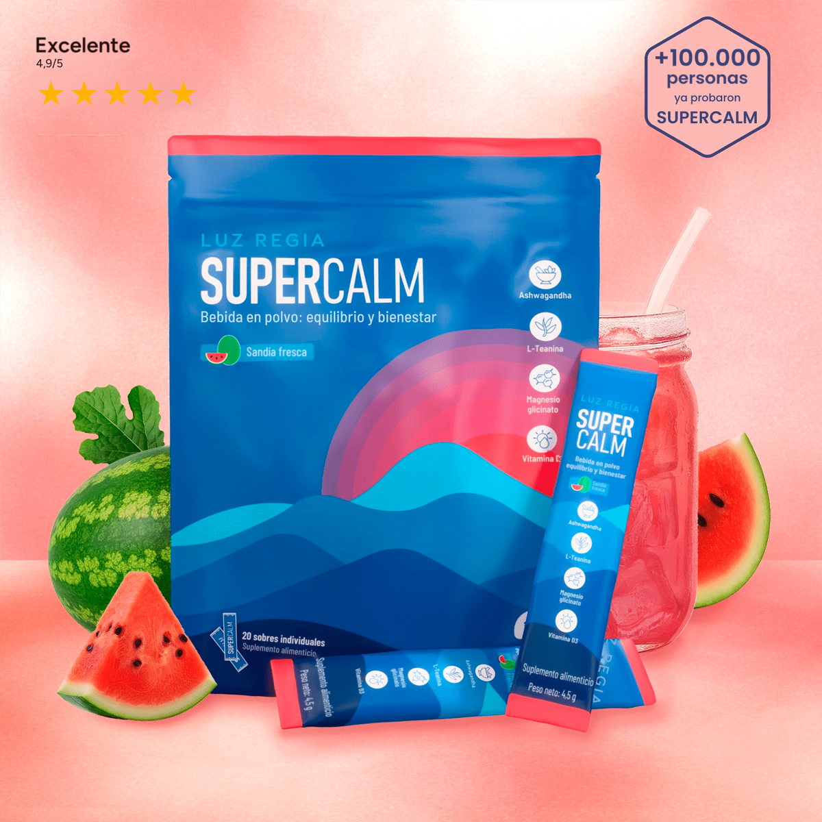 SuperCalm Sandía fresca